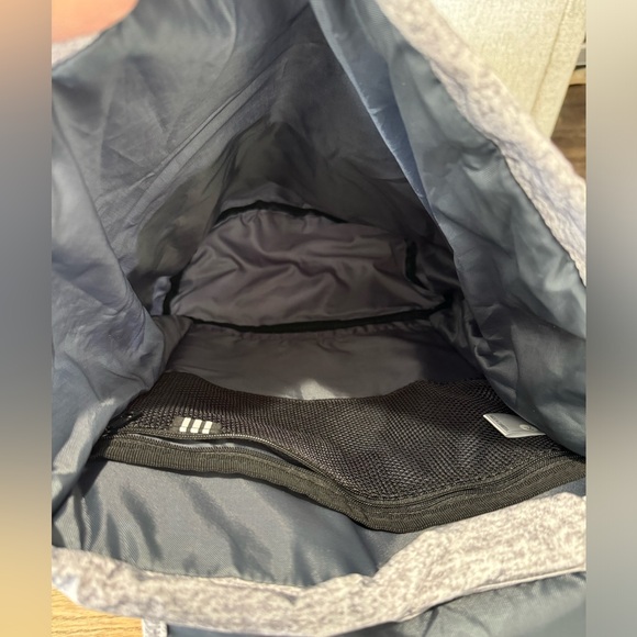 Gray/lavendar used adidas backpack - Picture 4 of 6
